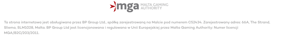 Licencja Malta Gaming Authority dla kasyna 21.com