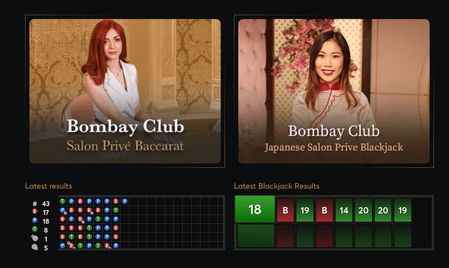 Bombay Club w kasynie BitCasino.io