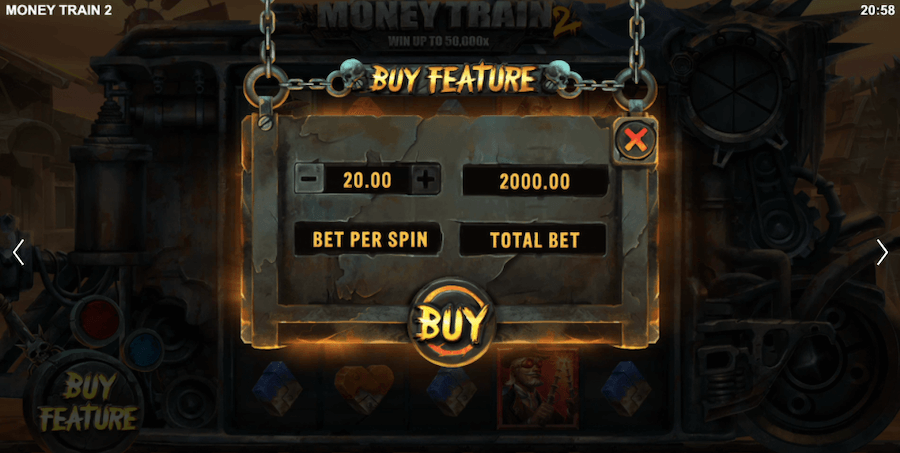 Money Train 2 Wykup bonus 