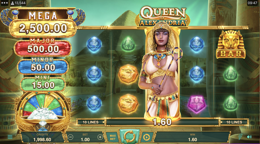 slot Queen of Alexandra w kasynie Playouwin